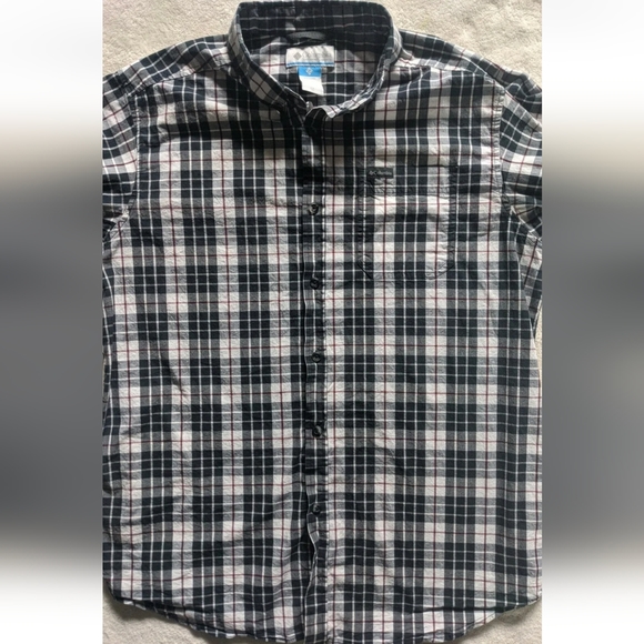 Columbia Men's Shirts Long Sleeve Button Up Plaid Prints Outdoor Size L & LT. - Picture 11 of 12